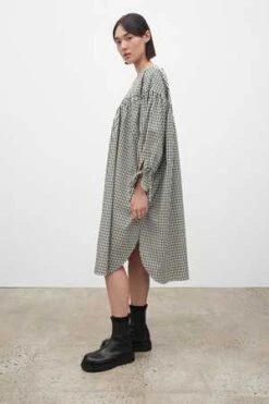 KowtowJuno Dress - Mini Check -AGOLDE Store Kowtow Juno Dress Mini Check 20230412004805
