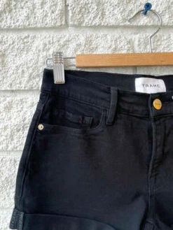 FrameLe Cut Off Cuffed Short - Noir -AGOLDE Store LE CUT OFF CUFFED SHORT NOIR 20230407182307 1