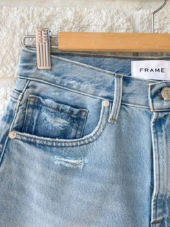 FRAME DenimDenim Le Super High Short Raw Fray - Rossum Two Year Deconstruct -AGOLDE Store LE SUPER HIGH SHORT RAW FRAY 20230329182939