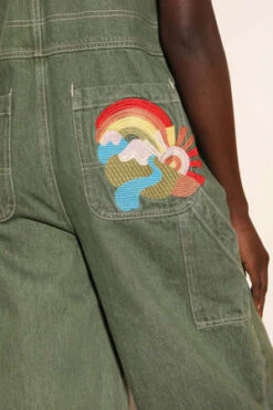 L.F.MarkeyJesse Dungarees - Green -AGOLDE Store LF MARKEY Jesse Dungarees 20220614042434 2