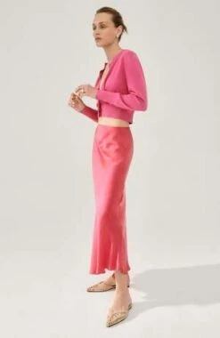 Silk LaundryLong Bias Cut Skirt - Lemuria -AGOLDE Store LONG BIAS CUT SKIRT LEMURIA 20220517071248