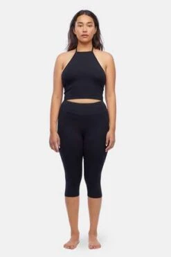 LACAUSA ClothingAstral Capri Leggings - Tar