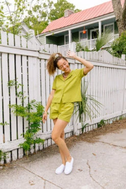 PlanteLaila Short - Citrine -AGOLDE Store Laila Short Citrine 20210506041534 3