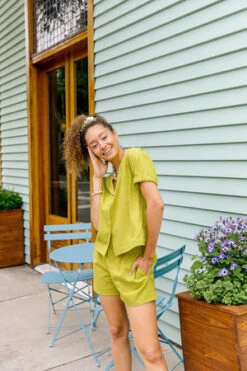 PlanteLaila Short - Citrine -AGOLDE Store Laila Short Citrine 20210506041535 2