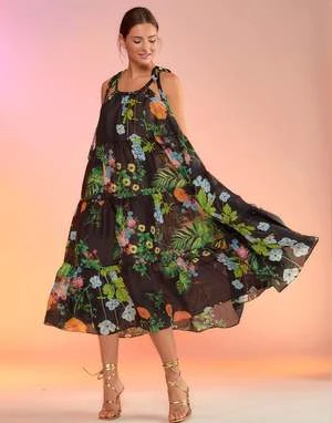 CYNTHIA ROWLEYLayla Linen Halter Dress 4 CYNTHIA ROWLEYLayla Linen Halter Dress - Image 2