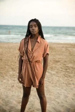 Clō StoriesCl Stories Lina Tencel Jumpsuit - Cacao