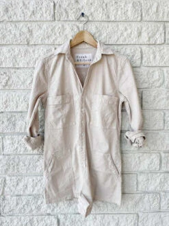 Frank & EileenLong-Sleeve Playsuit - Seashell