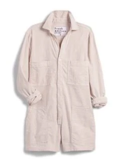 Frank & EileenLong-Sleeve Playsuit - Seashell -AGOLDE Store Long Sleeve Playsuit 20230821192818