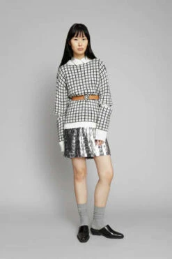 MuntheLoraine Skirt - Silver -AGOLDE Store Loraine Skirt 20230713225611 1