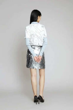 MuntheLoraine Skirt - Silver -AGOLDE Store Loraine Skirt 20230713225612