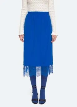 Sea New YorkLorraine Skirt - Cobalt