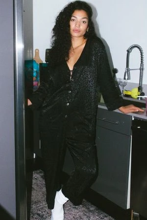 Loversland X Soft FocusThe PJ Jumpsuit - Black 3 Loversland X Soft FocusThe PJ Jumpsuit - Black