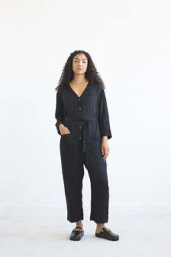 Loversland X Soft FocusThe PJ Jumpsuit - Black 11 Loversland X Soft FocusThe PJ Jumpsuit - Black -AGOLDE Store Loversland x Soft Focus The PJ Jumpsuit Black 20230111174937 1