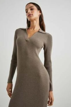 RailsLuciana Dress - Latte -AGOLDE Store Luciana Dress in Latte 20230902213114 1