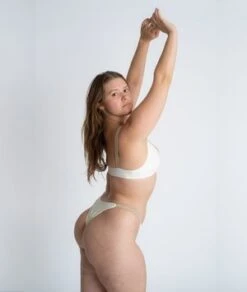 The Saltwater CollectiveLucy Bottom - Ivory/Crepe -AGOLDE Store Lucy Bottom Ivory Crepe 20210415175040 1