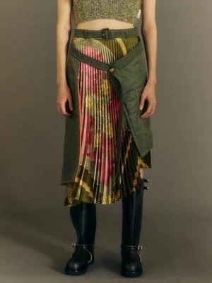 ANDERSSON BELLMA-1 Scarf Skirt - Khaki 4 ANDERSSON BELLMA-1 Scarf Skirt - Khaki - Image 2