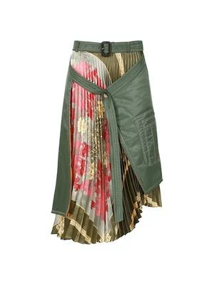 ANDERSSON BELLMA-1 Scarf Skirt - Khaki 3 ANDERSSON BELLMA-1 Scarf Skirt - Khaki