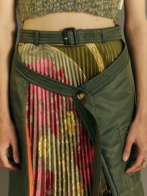 ANDERSSON BELLMA-1 Scarf Skirt - Khaki 6 ANDERSSON BELLMA-1 Scarf Skirt - Khaki - Image 4