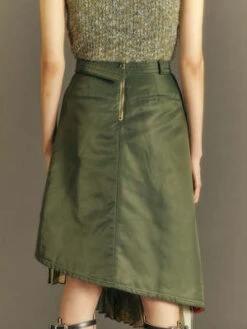 ANDERSSON BELLMA-1 Scarf Skirt - Khaki 16 ANDERSSON BELLMA-1 Scarf Skirt - Khaki -AGOLDE Store MA 1 Scarf Skirt Khaki 20230909000620