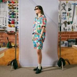 MARKETBUILDING BLOCKS MESH SHORTS -AGOLDE Store MARKET BUILDING BLOCKS MESH SHORTS 20230511080738