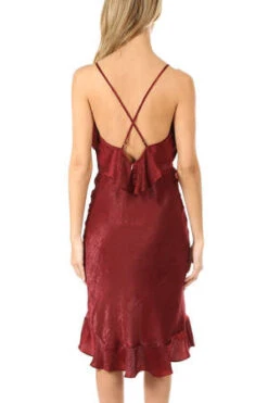 Misa Los AngelesEle Dress - Wine -AGOLDE Store MISA Los Angeles Ele Dress 20220811111306 1