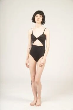 Mara HoffmanMaddy One Piece Swimsuit - Black -AGOLDE Store Maddy one piece swimsuit in black 20200309002327