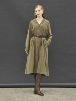 Maison De InesClassic Shirt Dress - Khaki 13 Maison De InesClassic Shirt Dress - Khaki -AGOLDE Store Maison De Ines Classic Shirt Dress Khaki 20231013164107