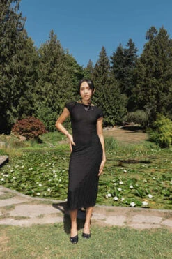 Find Me NowMariposa Lace Backless Midi Dress - Night -AGOLDE Store Mariposa Lace Backless Midi Dress in Night 20230823061427