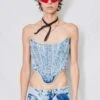 Marques AlmeidaAcid Wash Denim Shaped Corset - Acid Wash Denim -AGOLDE Store Marques Almeida Acid Wash Denim Shaped Corset Acid Wash Denim 20230928195520