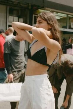 Maryam Nassir ZadehForm Bra - Pale Blue -AGOLDE Store Maryam Nassir Zadeh Form Bra Pale Blue 20230717075040