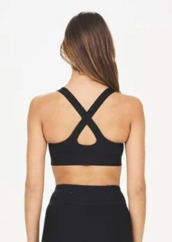 The UpsideMatte Tech Paola Bra - Black -AGOLDE Store Matte Tech Paola Bra in Black 20210621184231 1