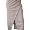 Enza CostaMatte Vegan Leather Wrap Skirt - Putty -AGOLDE Store Matte Vegan Leather Wrap Skirt 20221102125529