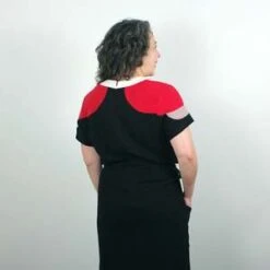 Jennifer GlasgowMeri Dress - Black/Red/Fawn -AGOLDE Store Meri Dress Black Red Fawn 20230915083011 1