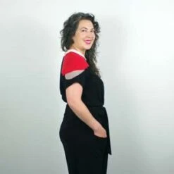 Jennifer GlasgowMeri Dress - Black/Red/Fawn -AGOLDE Store Meri Dress Black Red Fawn 20230915083011 2