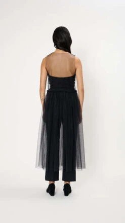 Noir Kei NinomiyaMesh Round Neck Midi Dress - Black 9 Noir Kei NinomiyaMesh Round Neck Midi Dress - Black -AGOLDE Store Mesh Round Neck Midi Dress in Black 20230930005621