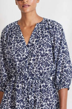 Apiece ApartMini Mitte Floral Dress - Navy Floral -AGOLDE Store Mini Mitte Floral Dress 20230518201745