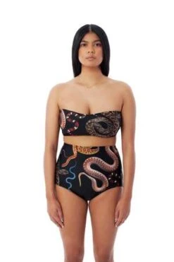 Minnow BathersOleander Bottoms - Snake Print