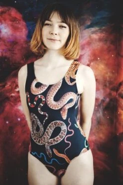 Minnow BathersViper Maillot - Snake Print