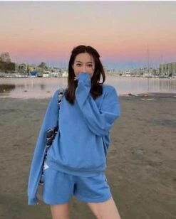 Modern SocietyDivine Union Shorts - Healing Blue -AGOLDE Store Modern Society Divine Union Shorts Healing Blue 20220408105826