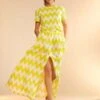 CYNTHIA ROWLEYMosaic Skirt - Yellow/White -AGOLDE Store Mosaic Skirt 20230729225330