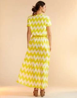 CYNTHIA ROWLEYMosaic Skirt - Yellow/White -AGOLDE Store Mosaic Skirt 20230729225331 1