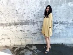 Happy French Ganghappyfrenchgang Dress - Mustard -AGOLDE Store Mustard Dress 20231028001909