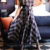Never A WallflowerNever A Wallflower Prairie Midi Skirt - Navy Plaid -AGOLDE Store Never A Wallflower Prairie Midi Skirt in Navy Plaid 20231011170330