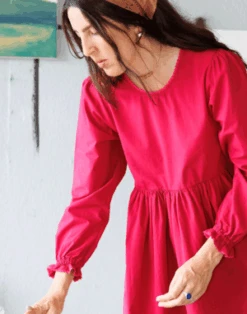 NobleOrganic Vale Dress - Petunia -AGOLDE Store Noble Organic Adult Vale Dress in Petunia 20230907171652 1