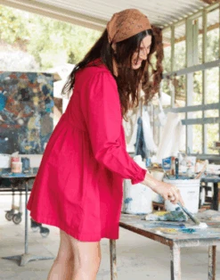 NobleOrganic Vale Dress - Petunia -AGOLDE Store Noble Organic Adult Vale Dress in Petunia 20230907171653