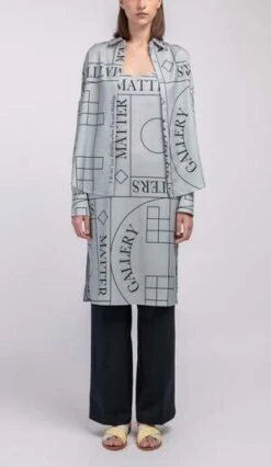 Matter Matters GalleryNot Pattern Tank Dress - Grey -AGOLDE Store Not Pattern Tank Dress Grey 20220826135342 4