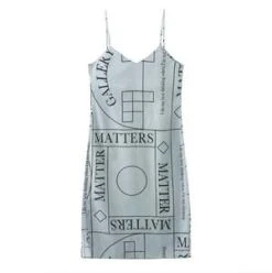 Matter Matters GalleryNot Pattern Tank Dress - Grey -AGOLDE Store Not Pattern Tank Dress Grey 20220826135343