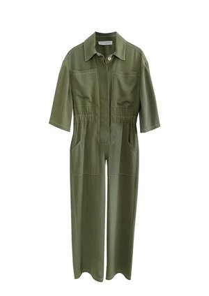 OhSevenDaysBobby Boilersuit - Moss 7 OhSevenDaysBobby Boilersuit - Moss - Image 5