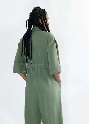 OhSevenDaysBobby Boilersuit - Moss 9 OhSevenDaysBobby Boilersuit - Moss - Image 7