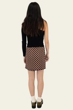 Find Me NowOllie Jacquard Skirt - Rose Mocha 7 Find Me NowOllie Jacquard Skirt - Rose Mocha - Image 5